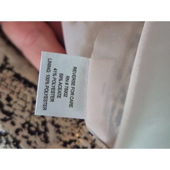 Erin London Snake Print Zip-Up Jacket size Medium - Picture 6 of 6